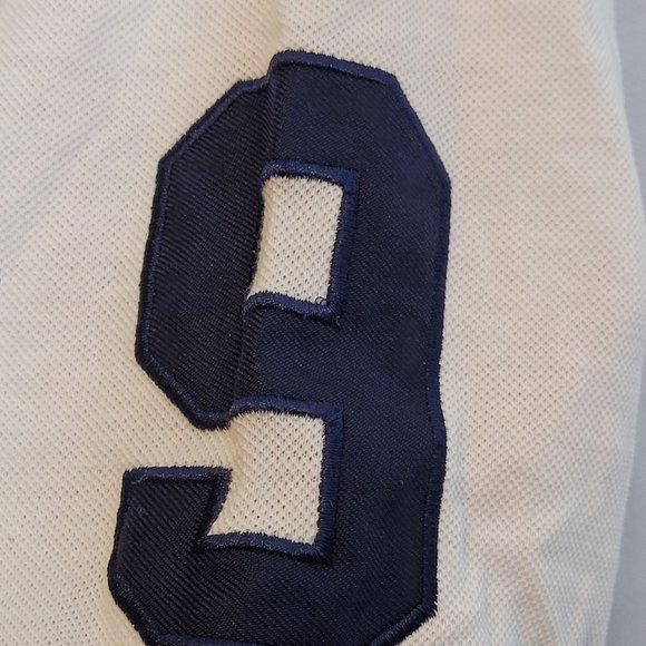 Franky Max Polo Size 3XL Big Pony White Teal Number 9 - Picture 3 of 7